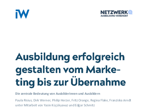 Die zentrale Bedeutung von Ausbilderinnen und Ausbildern