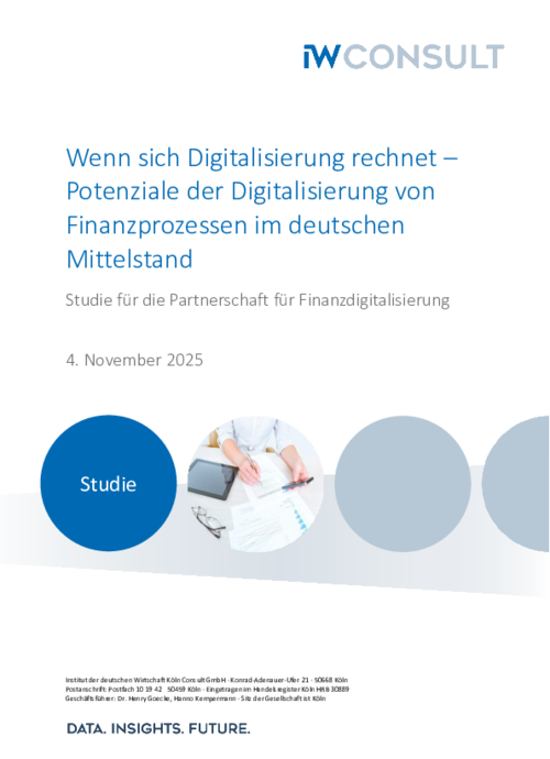 Wenn sich Digitalisierung rechnet: Potenziale der Digitalisierung von Finanzprozessen im deutschen Mittelstand
