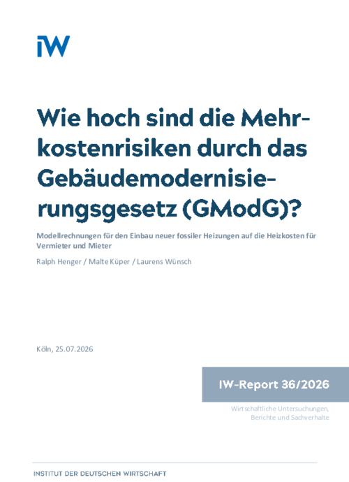 Wie hoch sind die Mehrkostenrisiken durch das Gebäudemodernisierungsgesetz?
