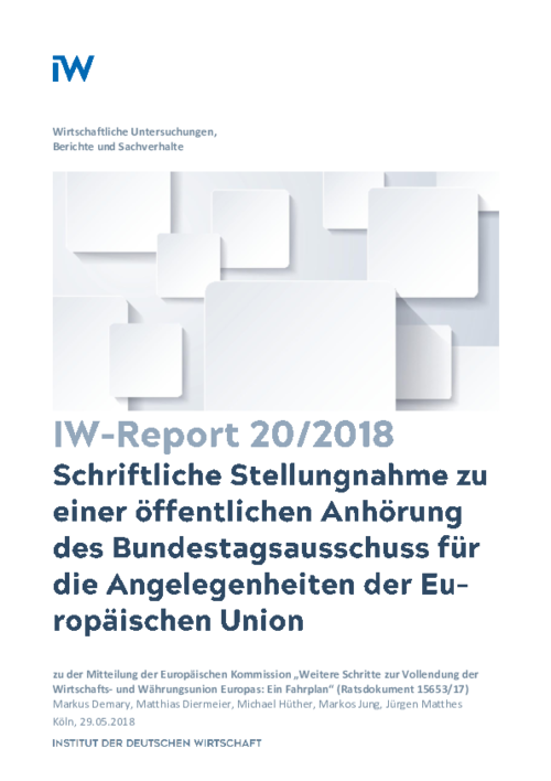 Reformen der Wirtschafts- und Währungsunion Europas
