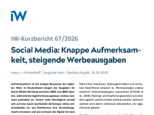 IW-Kurzbericht 67/2026
