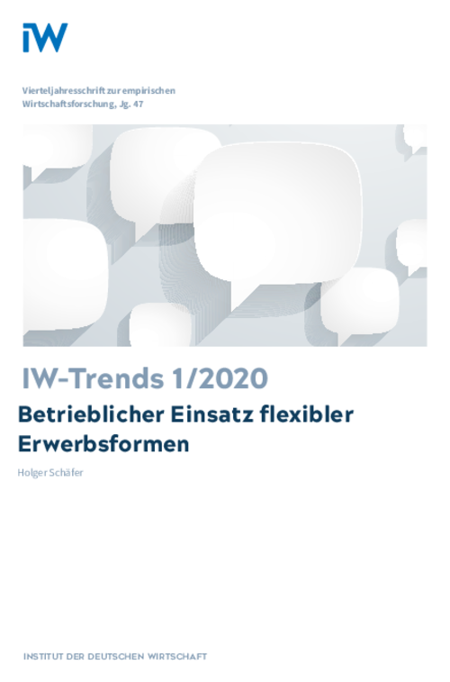 Betrieblicher Einsatz flexibler Erwerbsformen