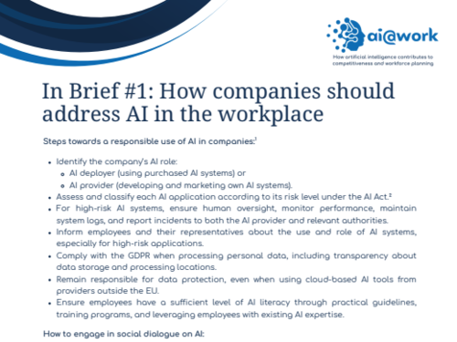 How companies should address AI in the workplace