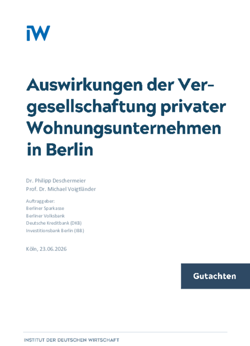 Auswirkungen der Vergesellschaftung privater Wohnungsunternehmen in Berlin
