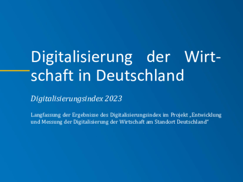 Digitalisierung der Wirtschaft in Deutschland