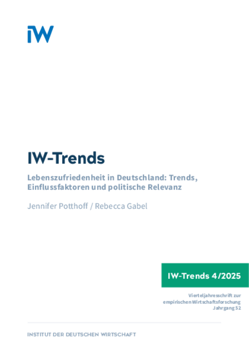 Lebenszufriedenheit in Deutschland: Trends, Einflussfaktoren und politische Relevanz