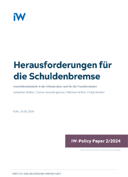 Investitionsbedarfe in der Infrastruktur und für die Transformation