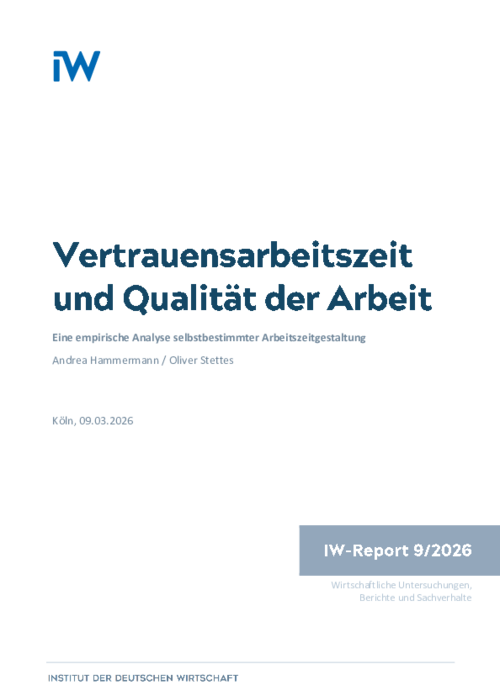 Vertrauensarbeitszeit und Qualität der Arbeit