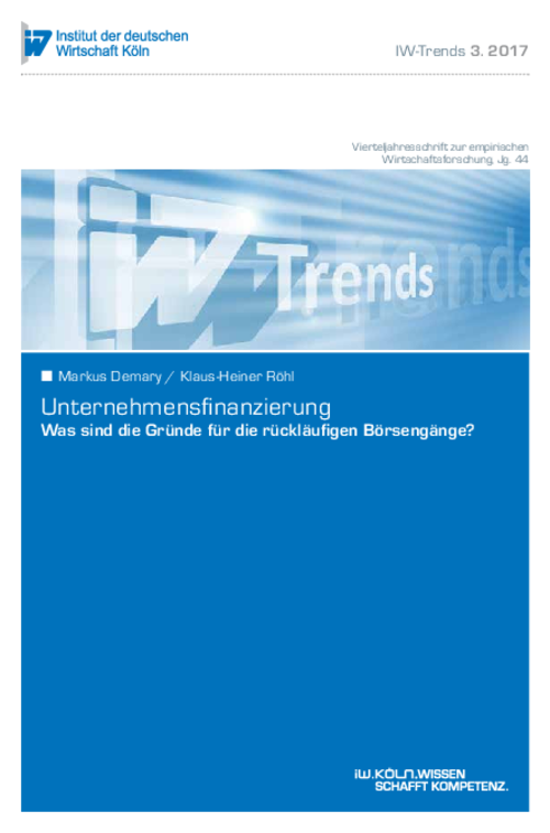 Was sind die Gründe für die rückläufigen Börsengänge?