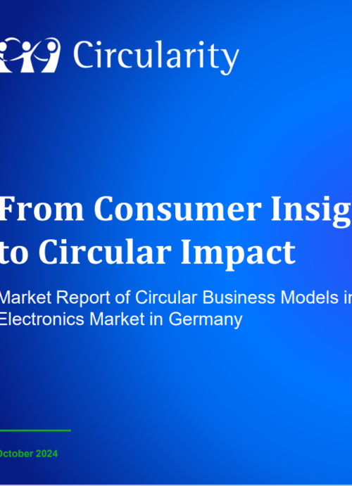 Bericht über zirkuläre Geschäftsmodelle im Elektronikmarkt in Deutschland