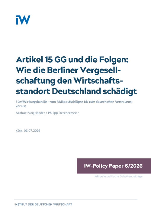 Wie die Berliner Vergesellschaftung den Wirtschaftsstandort Deutschland schädigt