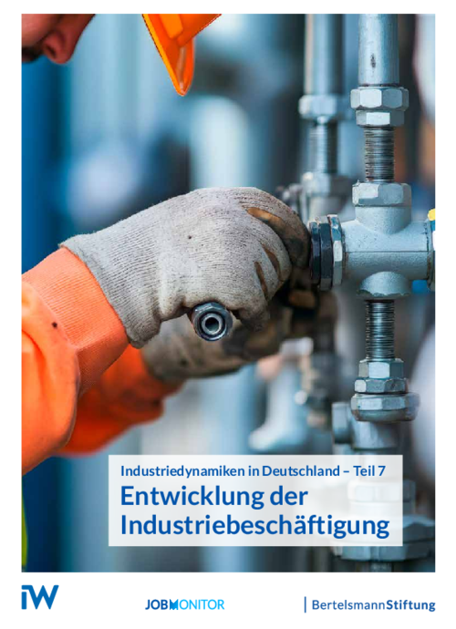 Industrieposition der Gegenwart – Entwicklung der Industriebeschäftigung