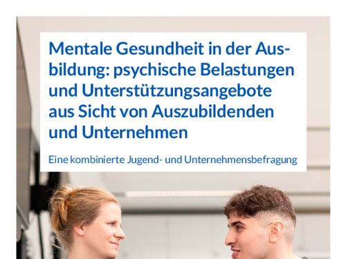 Mentale Gesundheit in der Ausbildung: psychische Belastungen und Unterstützungsangebote aus Sicht von Auszubildenden und Unternehmen