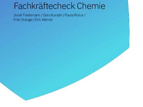 Fachkräftecheck Chemie