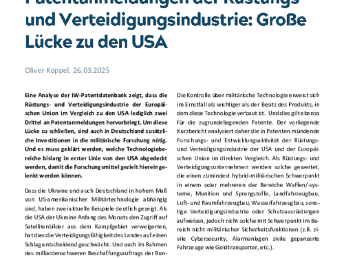 Große Lücke zu den USA