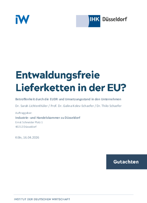 Entwaldungsfreie Lieferketten in der EU?