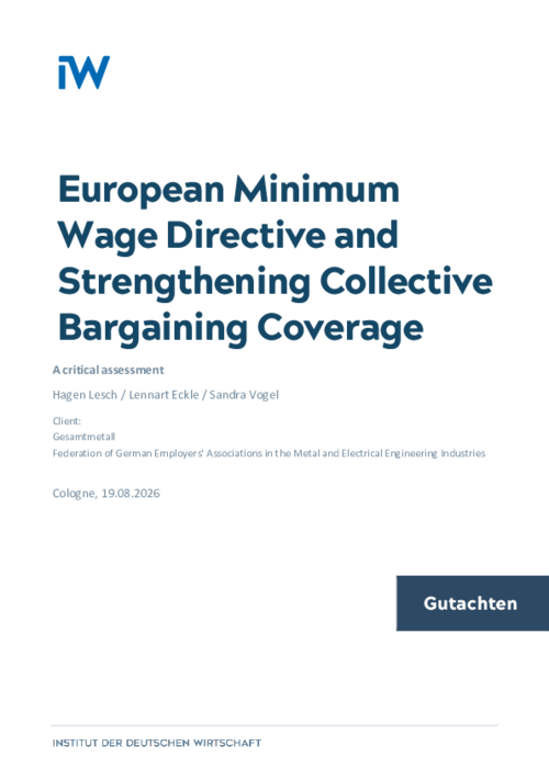 European Minimum Wage Directive and Strengthening Collective Bargaining Coverage