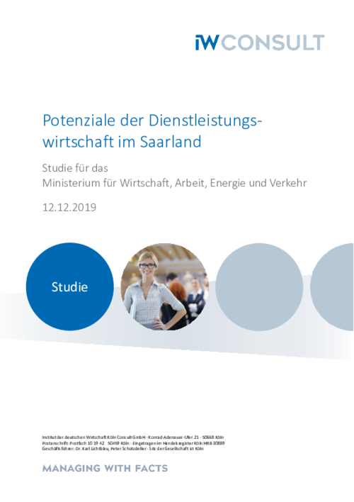 Potenziale der Dienstleistungswirtschaft im Saarland