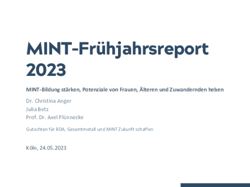 MINT-Bildung stärken, Potenziale von Frauen, Älteren und Zuwandernden heben